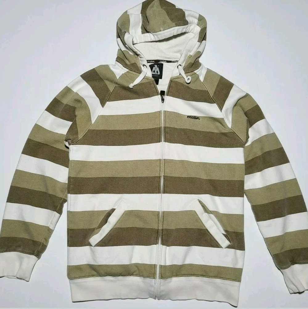 Matix Men's Striped Hoodie Sweater Jacket